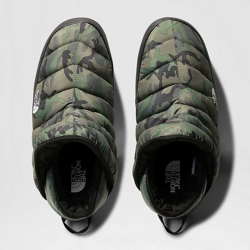 Buty Zimowe The North Face ThermoBall™ Traction Męskie Camo Czarne | Polska-1034275