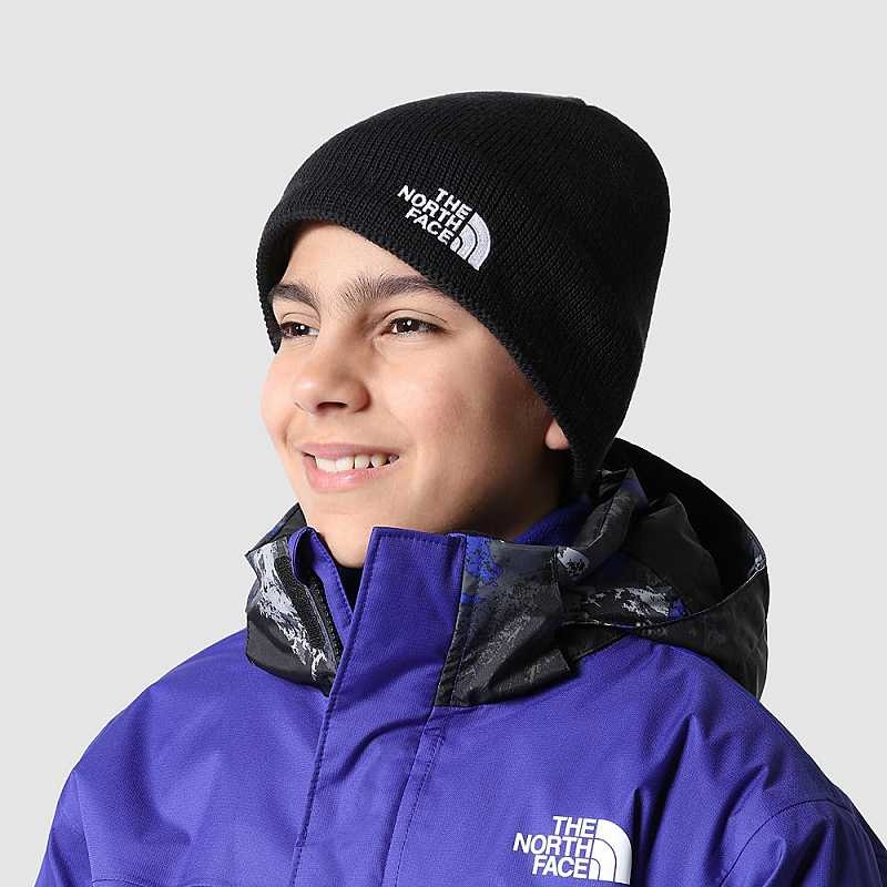 Czapka The North Face Bones Recycled Chłopięce Czarne | Polska-9310472