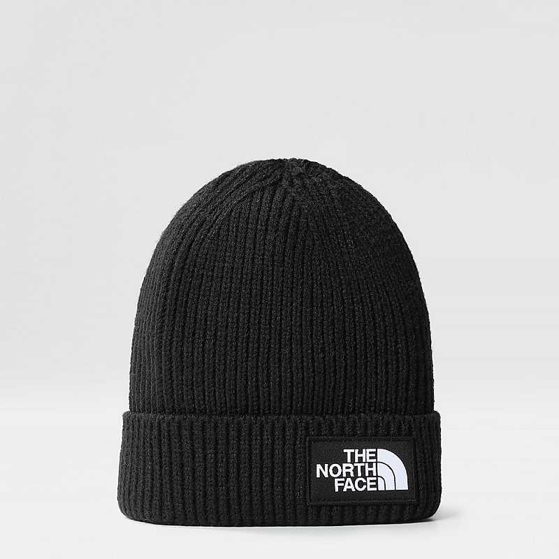 Czapka The North Face Box Logo Little Dziecięce Czarne | Polska-7826501