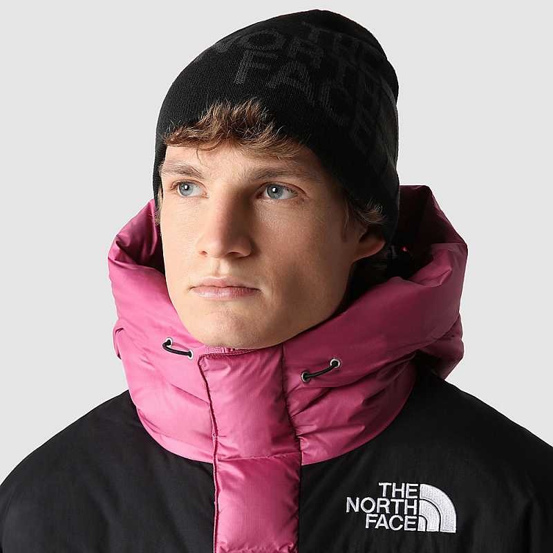 Czapka The North Face Reversible TNF Banner Damskie Czarne Szare | Polska-2784951