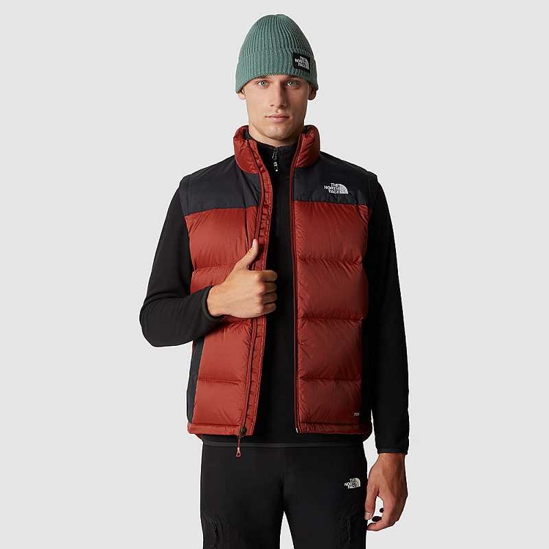 Kamizelka The North Face Diablo Męskie Brązowe Czarne | Polska-7214958