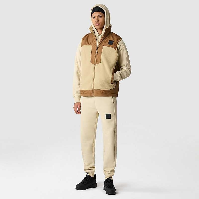 Kamizelka The North Face Fleeski Y2K Męskie Khaki Szare Brązowe | Polska-1693784