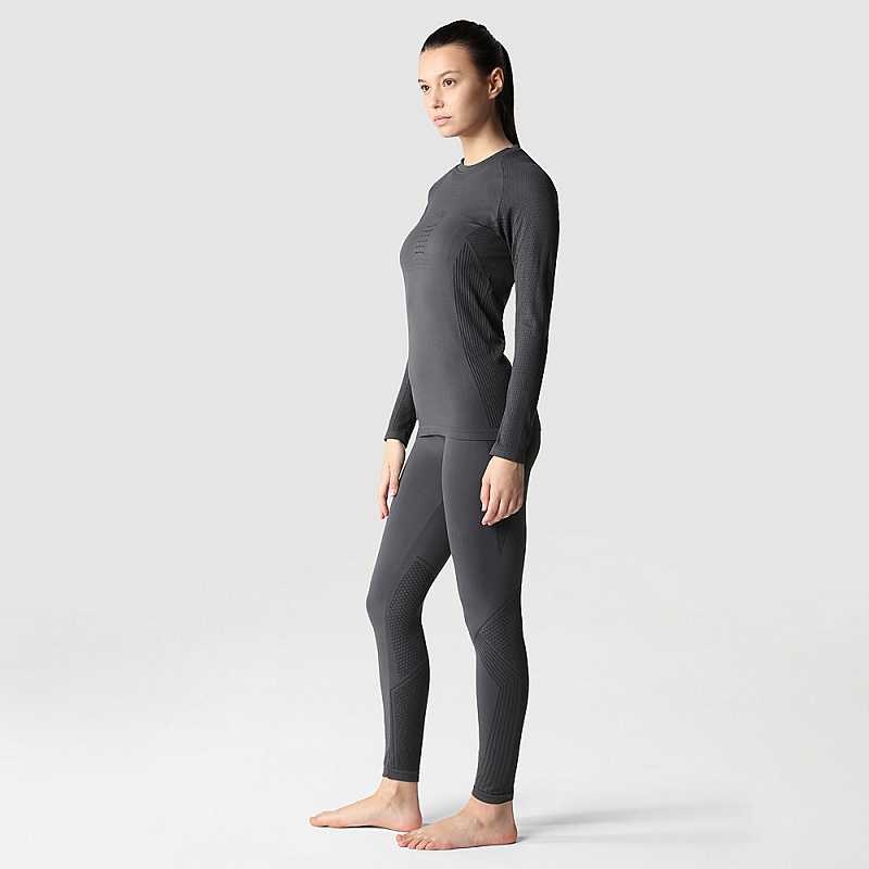 Koszulki The North Face Active Long-Sleeve Damskie Szare Czarne | Polska-5640813