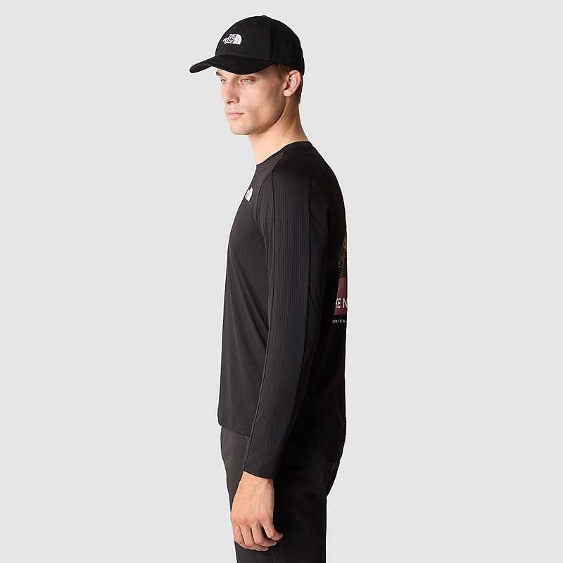 Koszulki The North Face Kikash Long-Sleeve Męskie Czarne | Polska-0497286