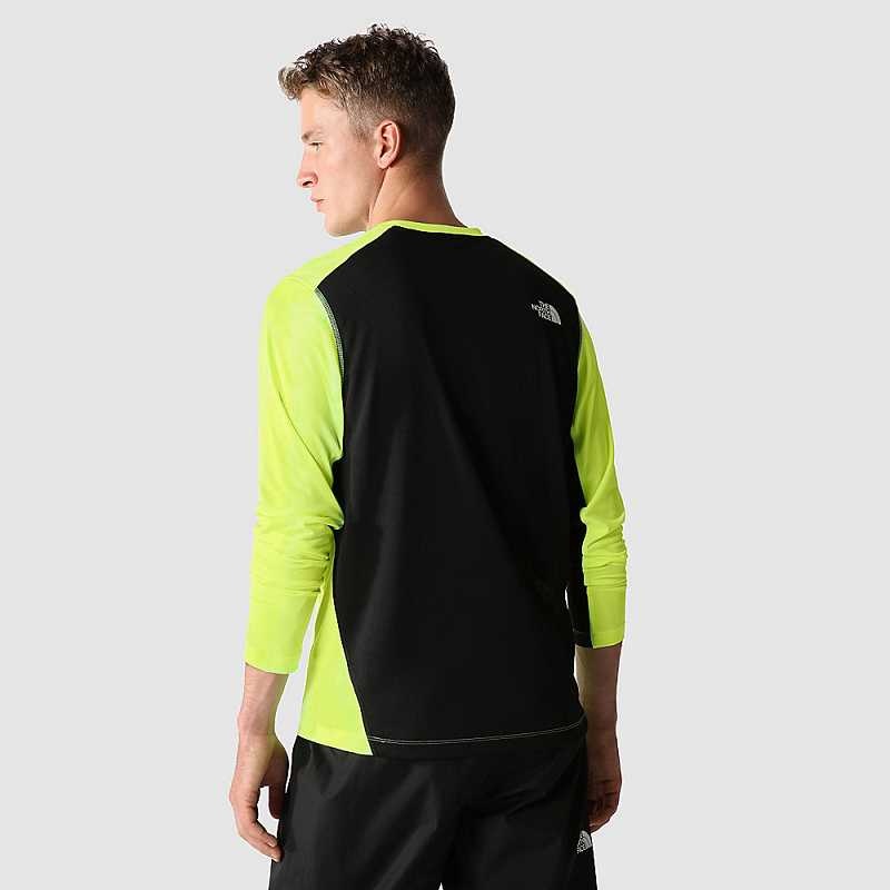 Koszulki The North Face Lightbright Long-Sleeve Męskie Żółte Czarne | Polska-3948651