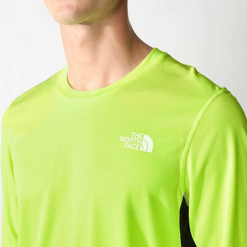 Koszulki The North Face Lightbright Long-Sleeve Męskie Żółte Czarne | Polska-3948651