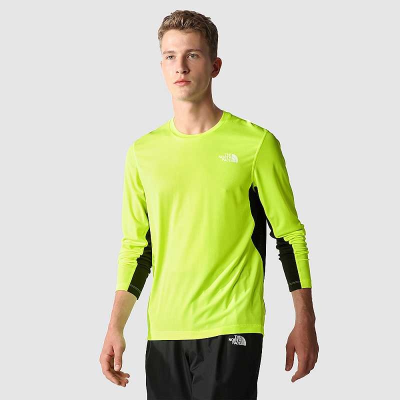 Koszulki The North Face Lightbright Long-Sleeve Męskie Żółte Czarne | Polska-3948651