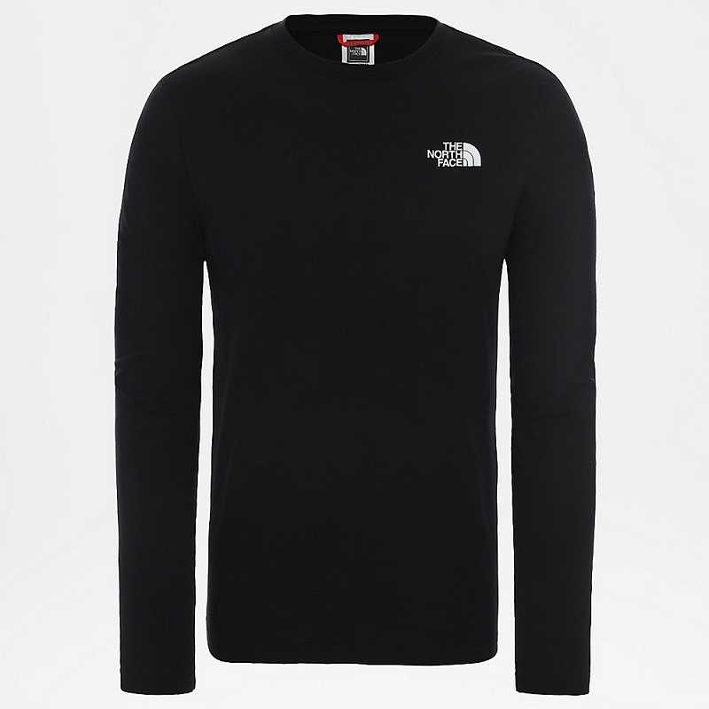 Koszulki The North Face Redbox Long-Sleeve Męskie Czarne | Polska-2871059