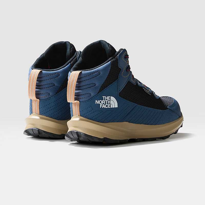 Kozaki Trekkingowe The North Face Fastpack Nieprzemakalne Mid Chłopięce Niebieskie Białe | Polska-2193764