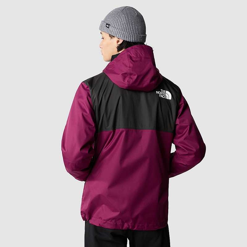 Kurtka Softshell The North Face New Mountain Q Męskie Fuksja Czarne | Polska-2683074