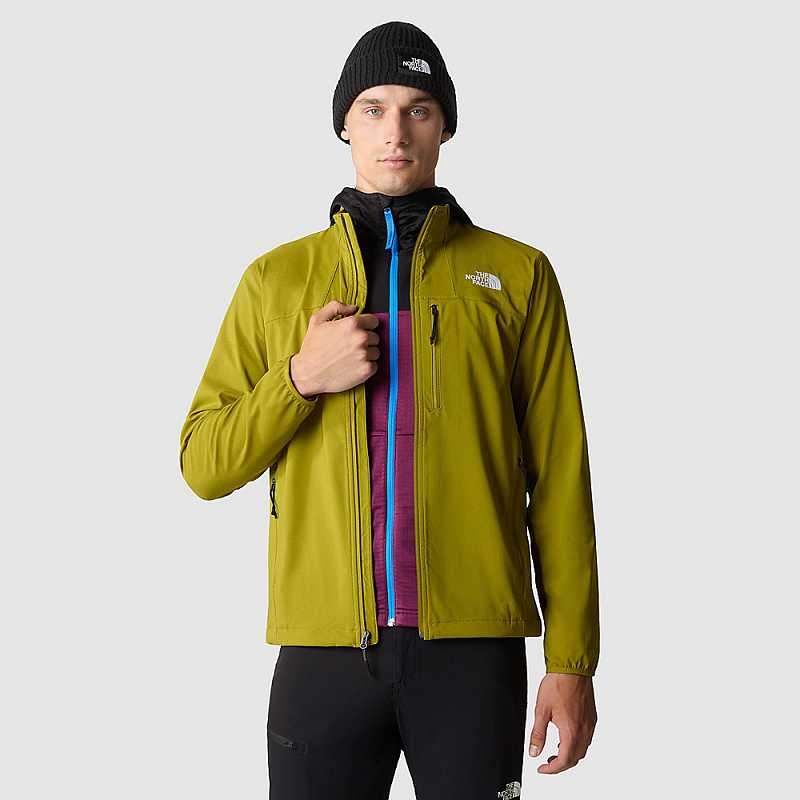 Kurtka Softshell The North Face Nimble Męskie Ciemny Zielone | Polska-7698135