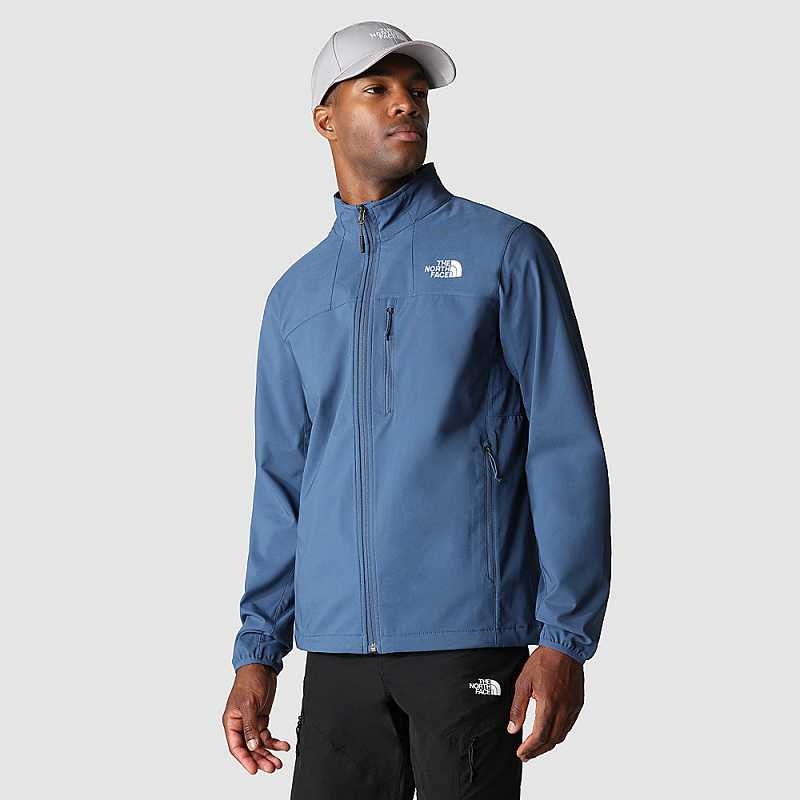 Kurtka Softshell The North Face Nimble Męskie Niebieskie | Polska-0341925