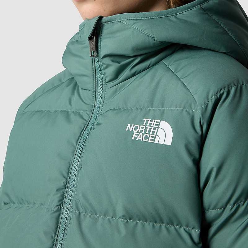 Kurtka Z Kapturem The North Face Reversible Chłopięce Ciemny Oliwkowe | Polska-6794108