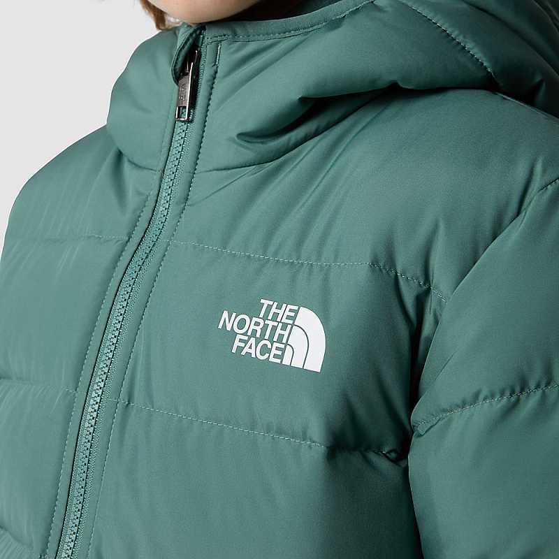 Kurtka Z Kapturem The North Face Reversible Dziewczynka Ciemny Oliwkowe | Polska-1683450