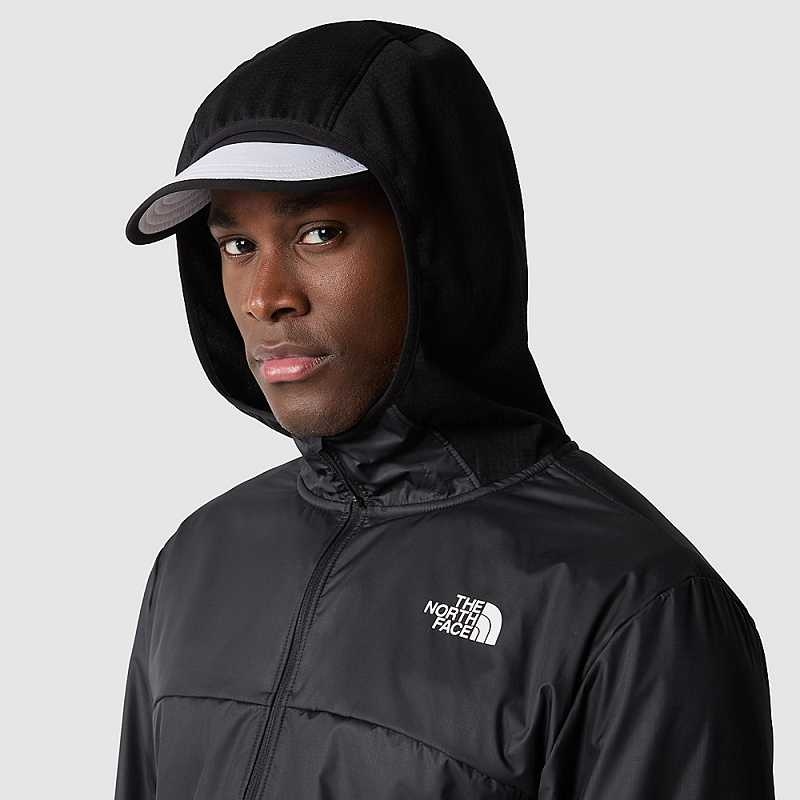 Kurtka Z Kapturem The North Face Zimowe Warm Pro 1/4 Zip Męskie Czarne | Polska-8734259