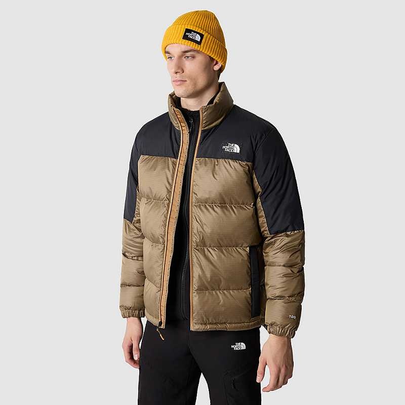 Kurtki Ocieplane The North Face Diablo Męskie Khaki Czarne | Polska-0986351