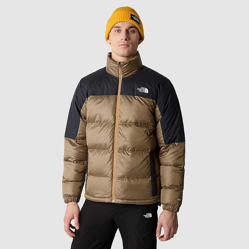 Kurtki Ocieplane The North Face Diablo Męskie Khaki Czarne | Polska-0986351