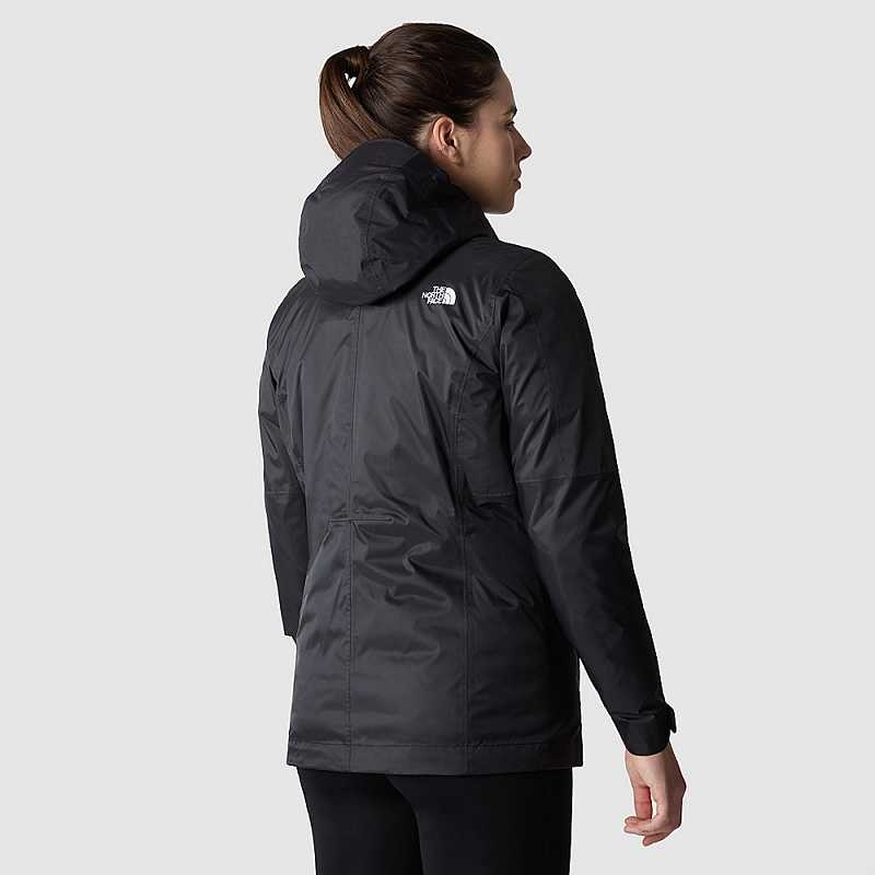 Kurtki Ocieplane The North Face Down Insulated DryVent™ Triclimate Damskie Czarne | Polska-9307284