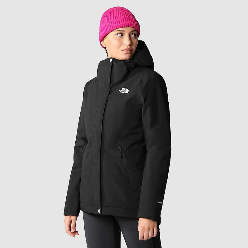 Kurtki Ocieplane The North Face Inlux Damskie Czarne | Polska-3514802