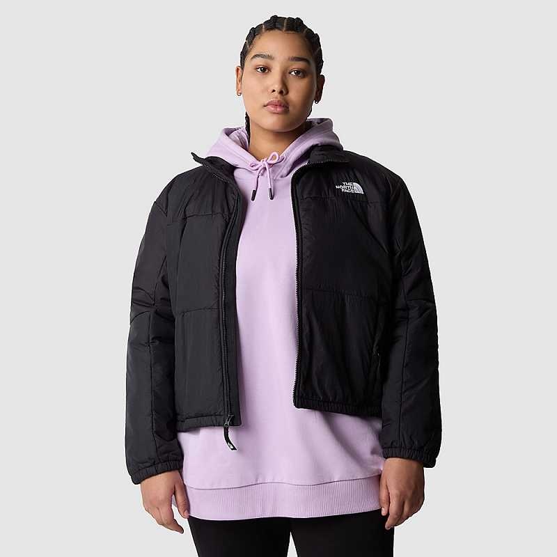 Kurtki Ocieplane The North Face Plus Size Gosei Damskie Czarne | Polska-0467185