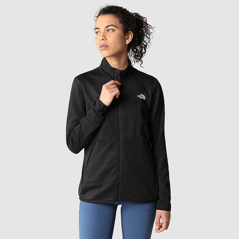 Kurtki Polarowe The North Face Canyonlands Full-Zip Damskie Czarne | Polska-8742591