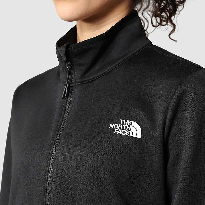 Kurtki Polarowe The North Face Canyonlands Full-Zip Damskie Czarne | Polska-8742591