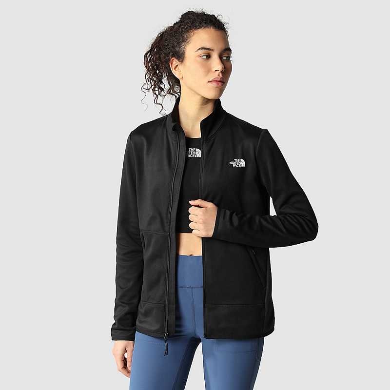 Kurtki Polarowe The North Face Canyonlands Full-Zip Damskie Czarne | Polska-8742591