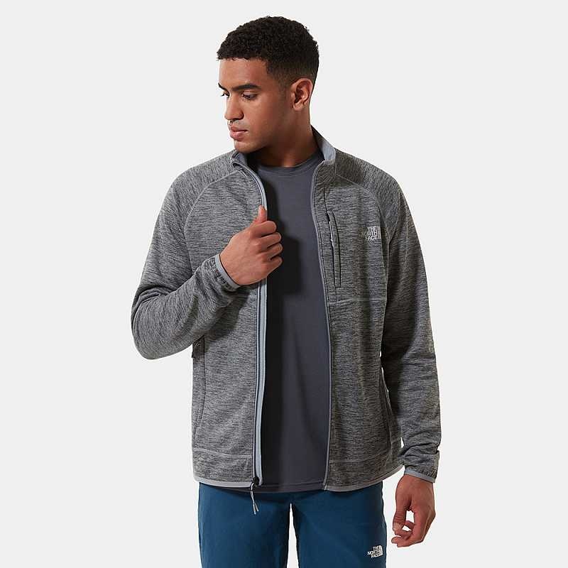 Kurtki Polarowe The North Face Canyonlands Full-Zip Męskie Szare | Polska-3097481