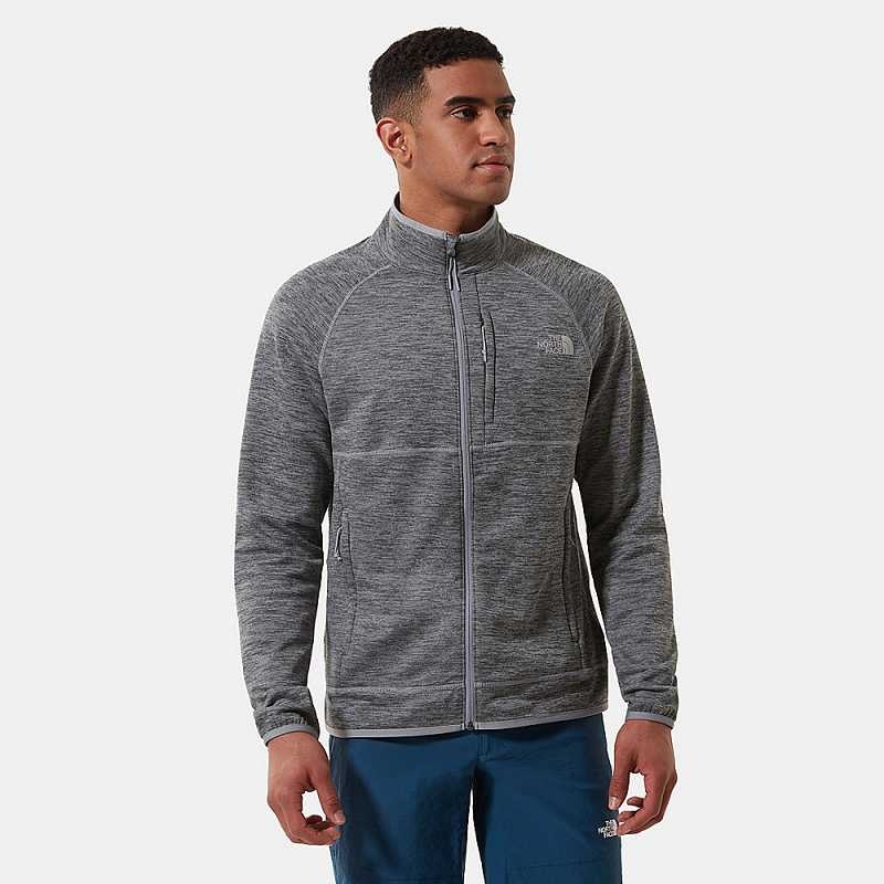 Kurtki Polarowe The North Face Canyonlands Full-Zip Męskie Szare | Polska-3097481