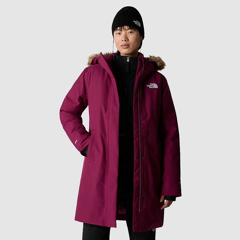 Kurtki Przeciwdeszczowe The North Face Arctic Damskie Fuksja | Polska-7235904