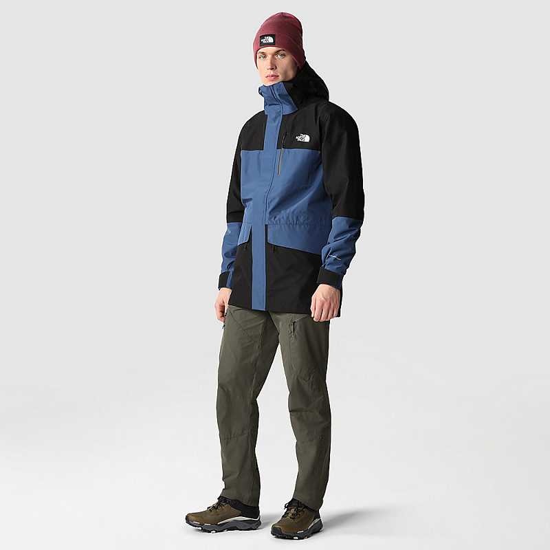 Kurtki Przeciwdeszczowe The North Face Dryzzle All-Weather FUTURELIGHT™ Męskie Niebieskie Czarne | Polska-1503692