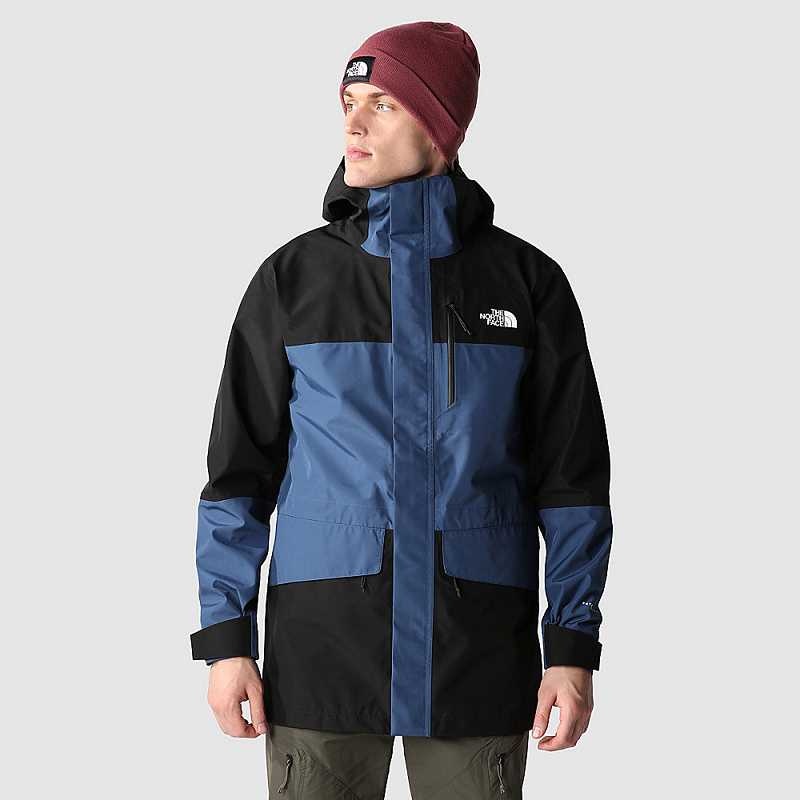 Kurtki Przeciwdeszczowe The North Face Dryzzle All-Weather FUTURELIGHT™ Męskie Niebieskie Czarne | Polska-1503692