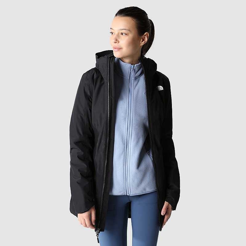 Kurtki Przeciwdeszczowe The North Face Hikesteller Damskie Czarne | Polska-8290465