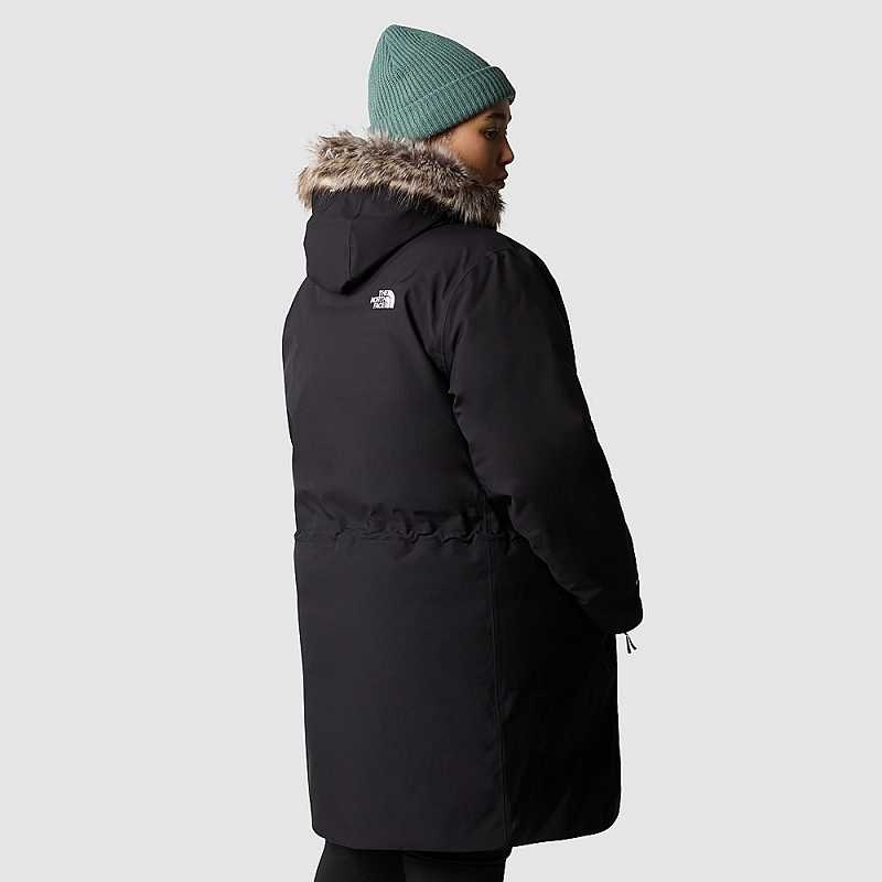 Kurtki Przeciwdeszczowe The North Face Plus Size Arctic Damskie Czarne | Polska-0963751