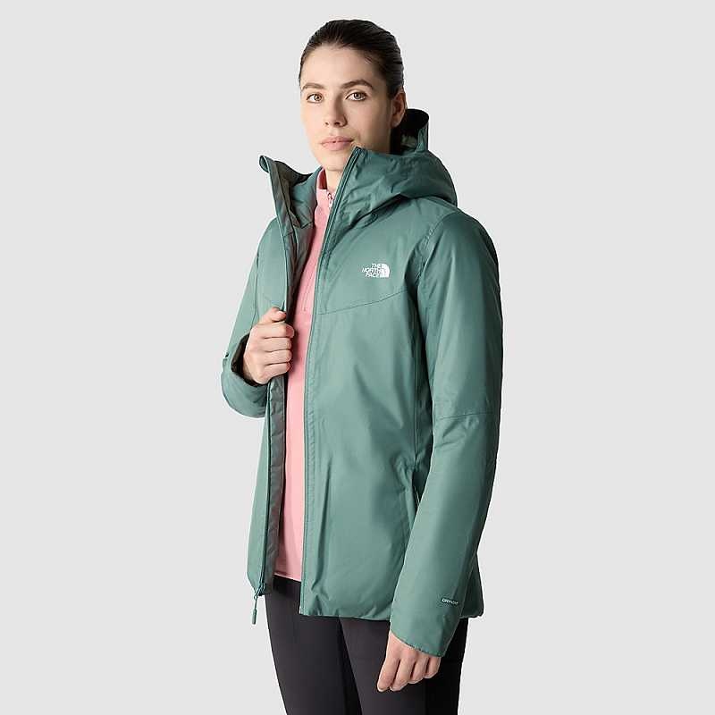 Kurtki Przeciwdeszczowe The North Face Quest Damskie Ciemny Oliwkowe | Polska-1348506