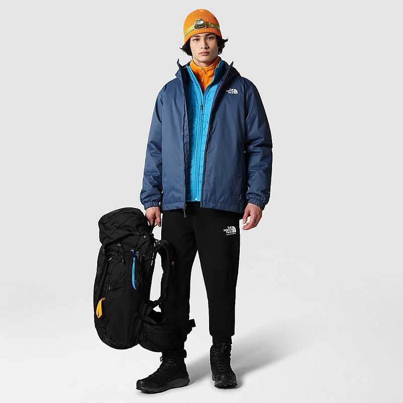 Kurtki Przeciwdeszczowe The North Face Quest Męskie Niebieskie Czarne | Polska-9154708