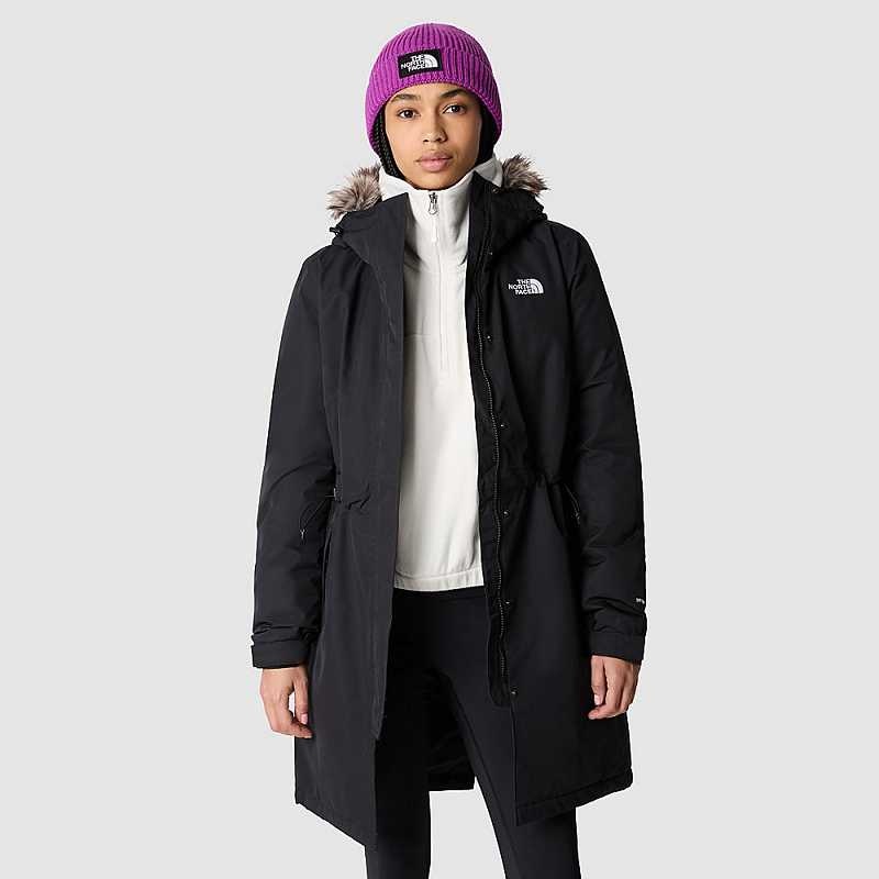 Kurtki Przeciwdeszczowe The North Face Recycled Zaneck Damskie Czarne | Polska-8146739