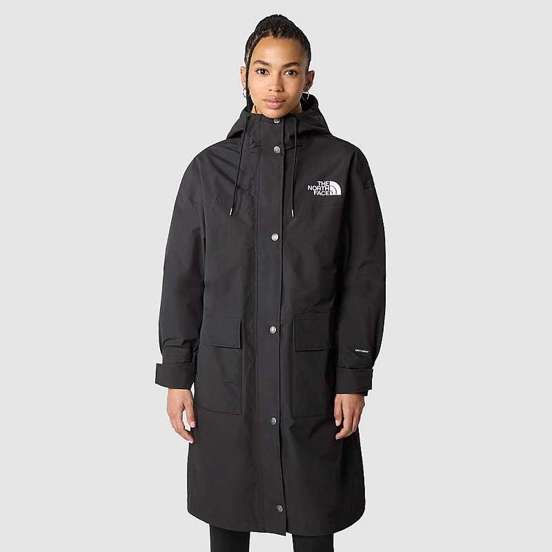 Kurtki Przeciwdeszczowe The North Face Reign On Damskie Czarne | Polska-9541782