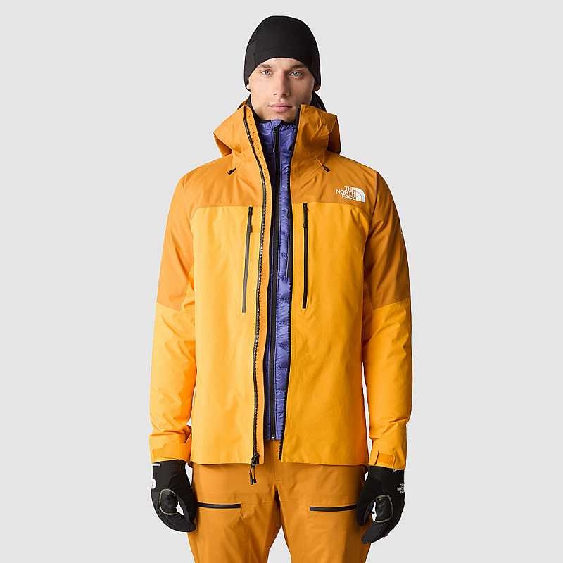 Kurtki Przeciwdeszczowe The North Face Summit Pumori GORE-TEX® Pro Męskie Złote Żółte | Polska-8905261