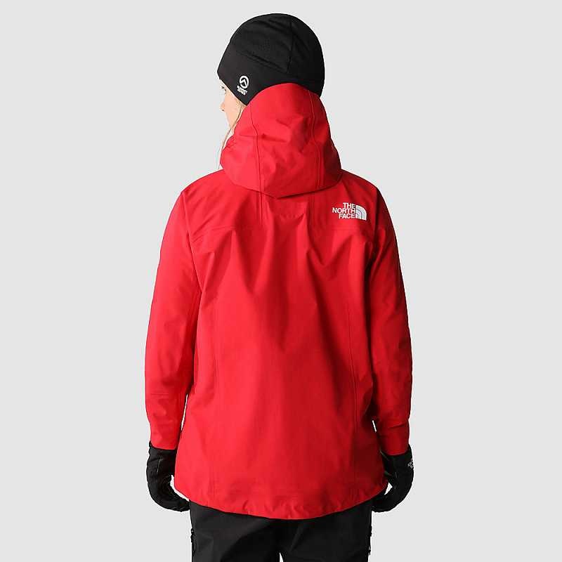 Kurtki Przeciwdeszczowe The North Face Summit Chamlang FUTURELIGHT™ Damskie Czerwone | Polska-1504639