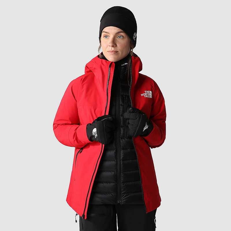 Kurtki Przeciwdeszczowe The North Face Summit Chamlang FUTURELIGHT™ Damskie Czerwone | Polska-1504639