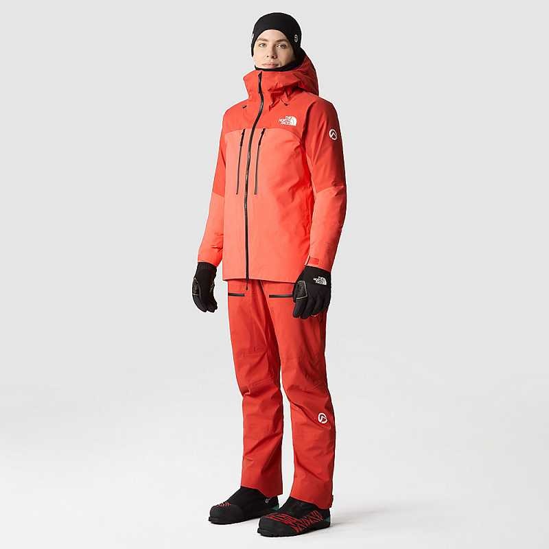 Kurtki Przeciwdeszczowe The North Face Summit Pumori GORE-TEX® Pro Damskie Pomarańczowe | Polska-1362978