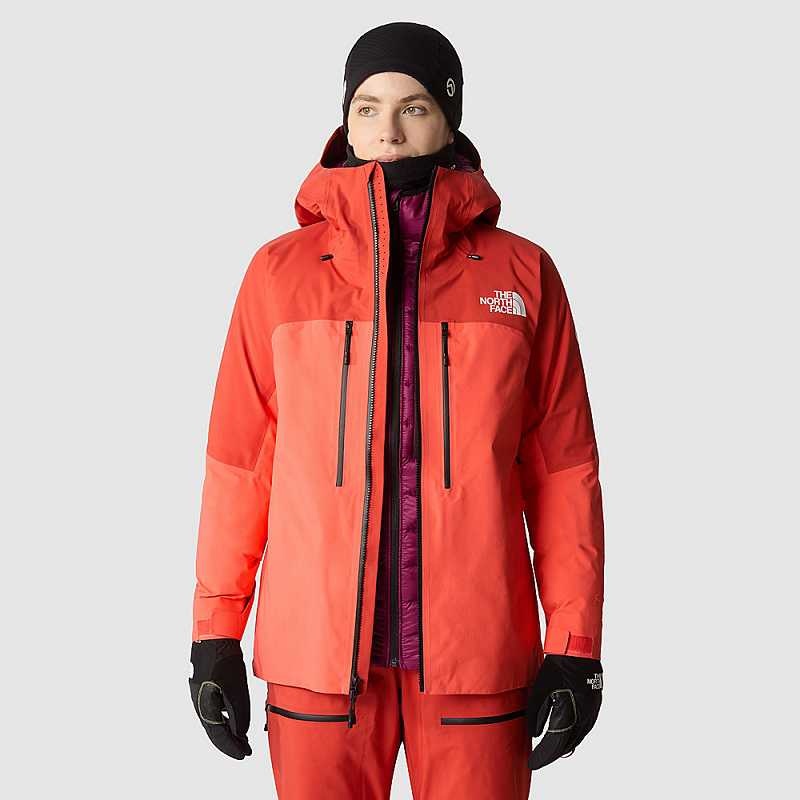 Kurtki Przeciwdeszczowe The North Face Summit Pumori GORE-TEX® Pro Damskie Pomarańczowe | Polska-1362978