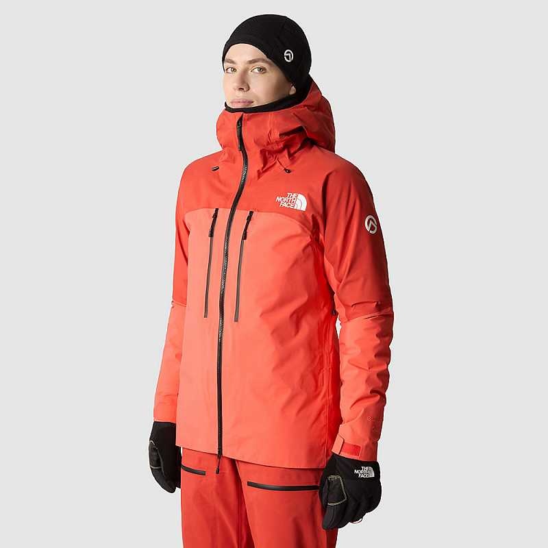 Kurtki Przeciwdeszczowe The North Face Summit Pumori GORE-TEX® Pro Damskie Pomarańczowe | Polska-1362978