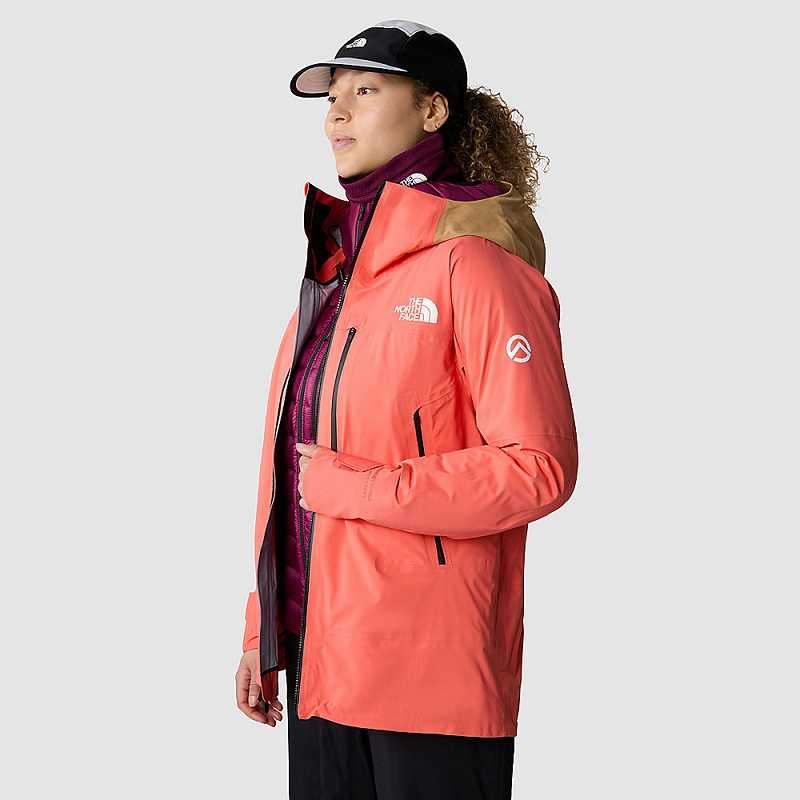 Kurtki Przeciwdeszczowe The North Face Summit Stimson FUTURELIGHT™ Damskie Pomarańczowe | Polska-0243865