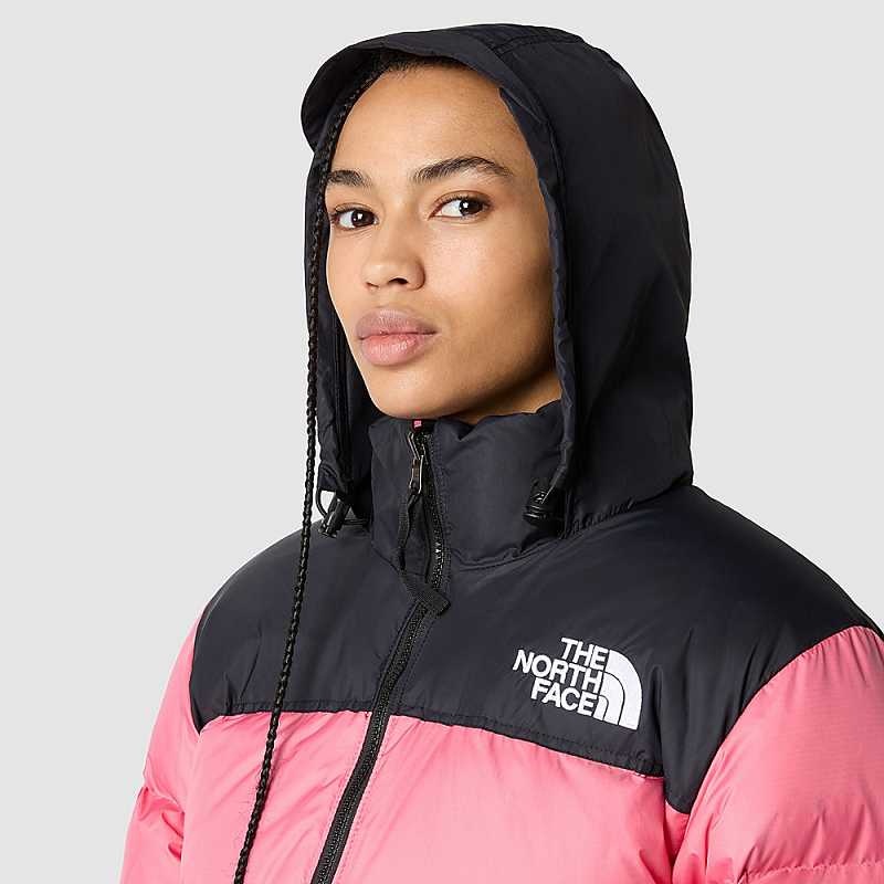 Kurtki Puchowe The North Face 1996 Retro Nuptse Damskie Różowe | Polska-2458769