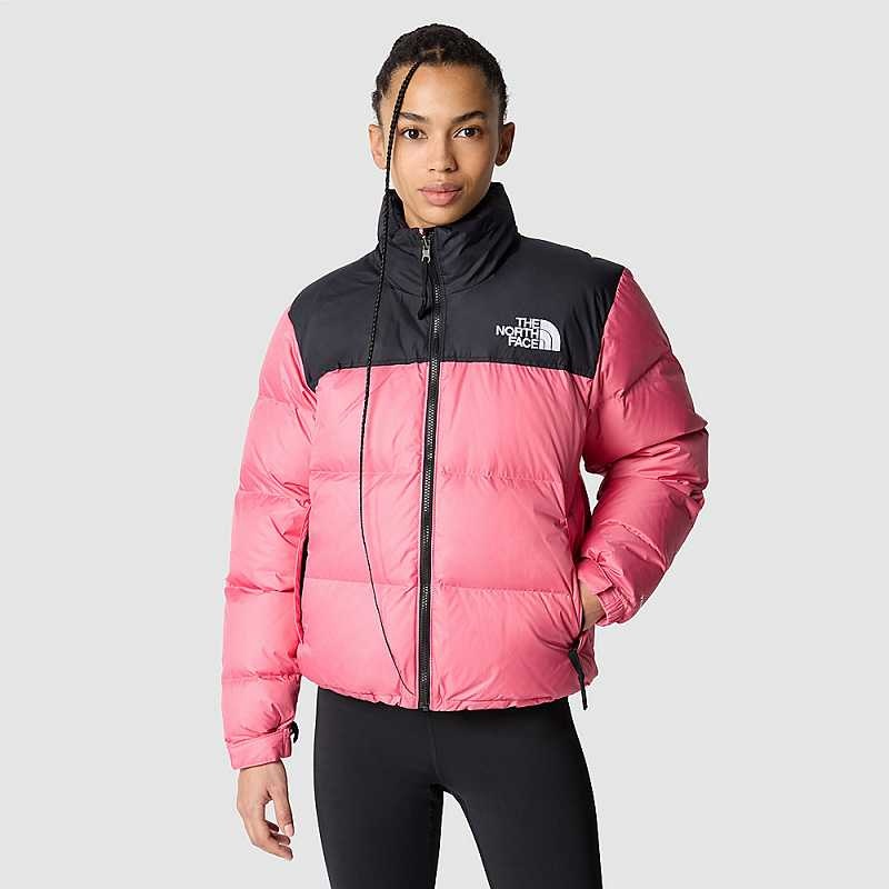 Kurtki Puchowe The North Face 1996 Retro Nuptse Damskie Różowe | Polska-2458769