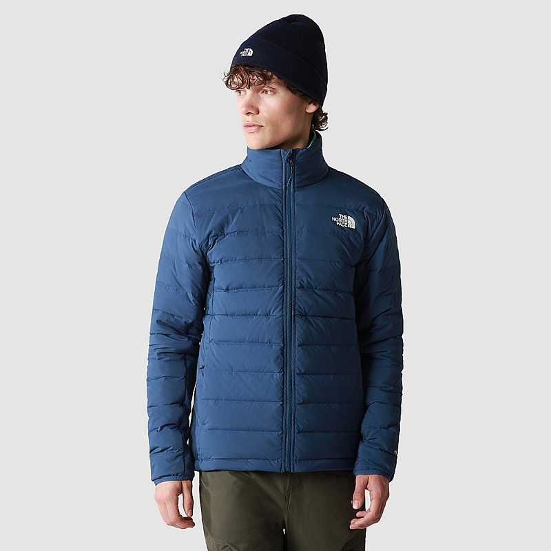 Kurtki Puchowe The North Face Belleview Stretch Męskie Niebieskie | Polska-6185374