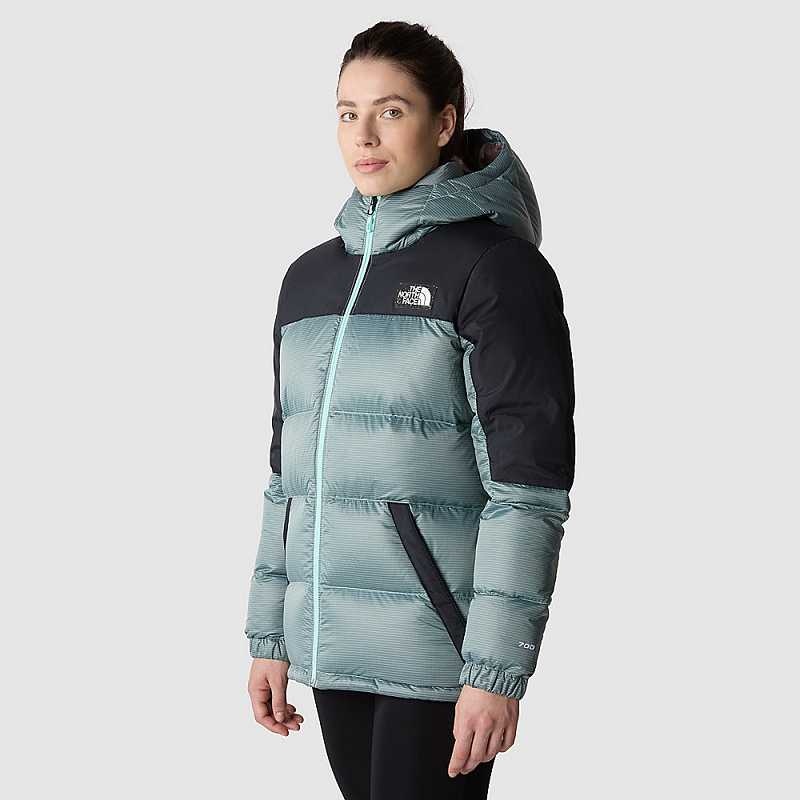 Kurtki Puchowe The North Face Diablo Damskie Turkusowe Czarne | Polska-6790481