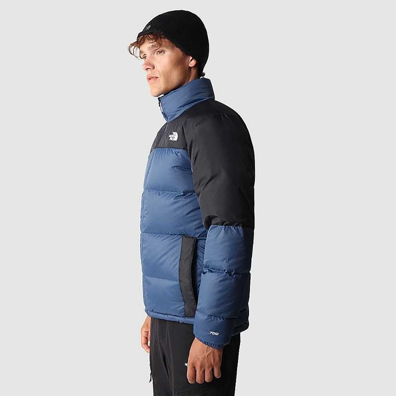 Kurtki Puchowe The North Face Diablo Męskie Niebieskie Czarne | Polska-7012954